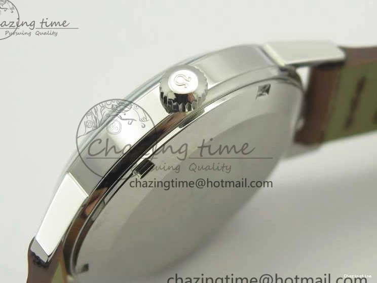 0304 Seamaster 30 1962 SS TW Best Edition White Dial YG Markers On Leather Strap MIYOTA Soft 8080